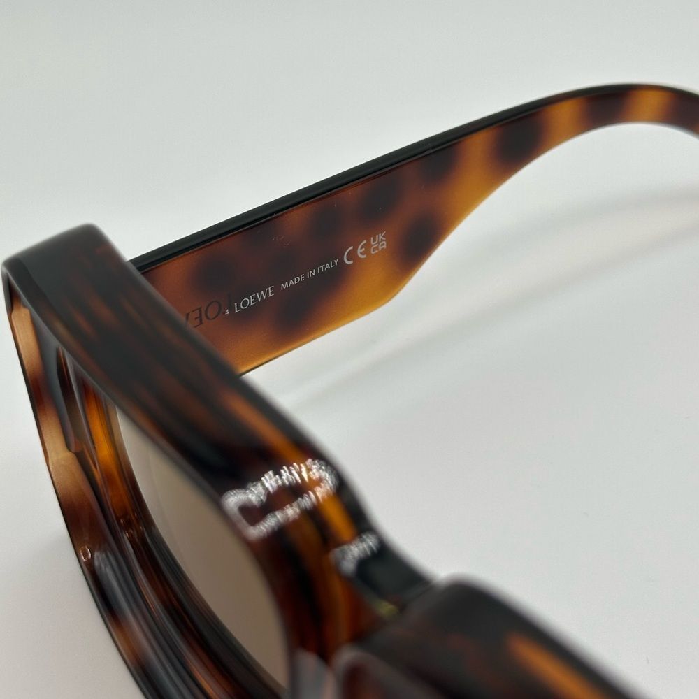 NEW LOEWE LW40064U 5652G Shiny Dark Havana Brown Women - Picture 7 of 13